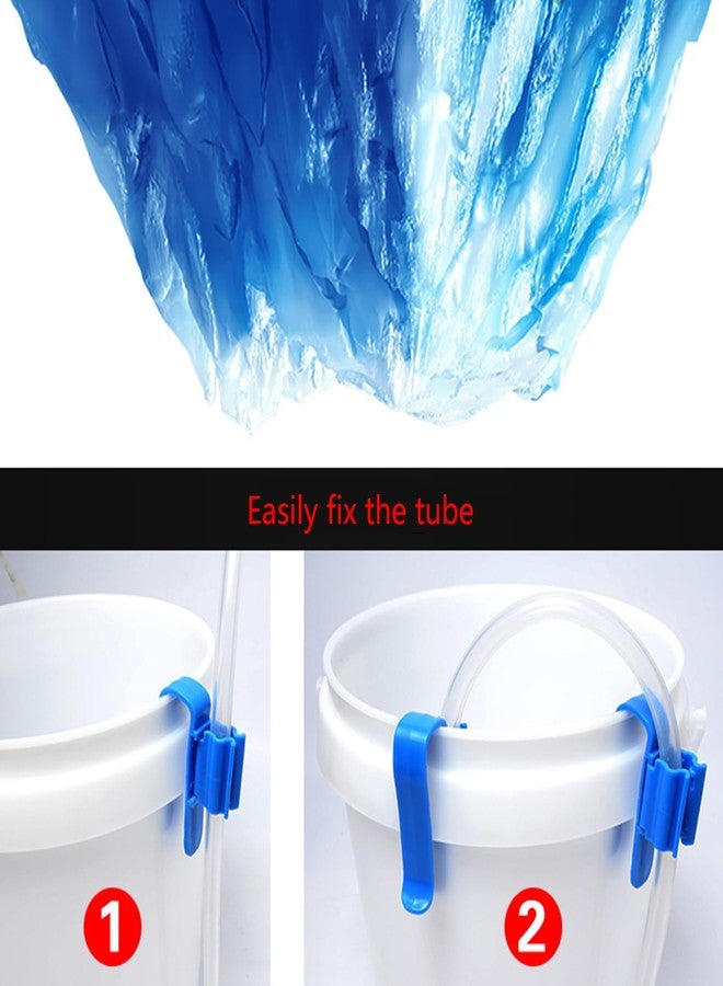 SUQIKMX 6 PCS Fish Tank Hose Holder, Adjustable Water Clip Water Pipe Clamp Mounting Clip for Fish Tank and Aquarium(Fit for 8mm to 16mm Hosee (Blue) - Image 3